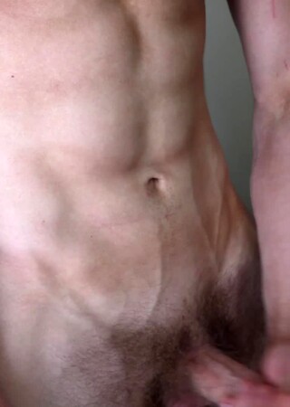 Blonde Ripped Stud Jerks Off