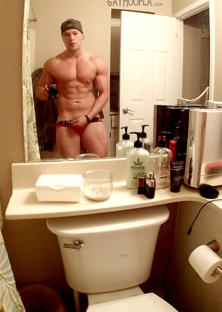 Blonde Muscle Stud MILES Houston