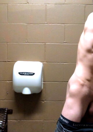Jake Hart Public Restroom Jerk, Scene #01