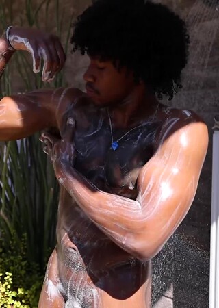 Dennis Barkley Is On Cloud 9 As He Heads Outside To Clean Off The Cum
