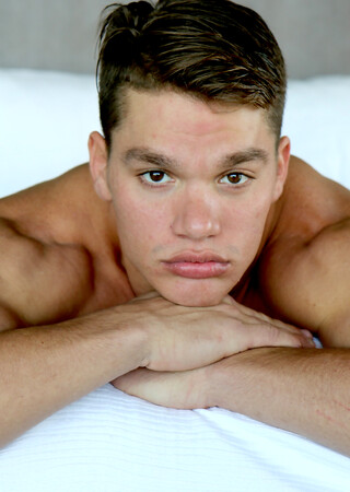 Muscle Bound Paul Tiller Jerks His Cock And CUMS
